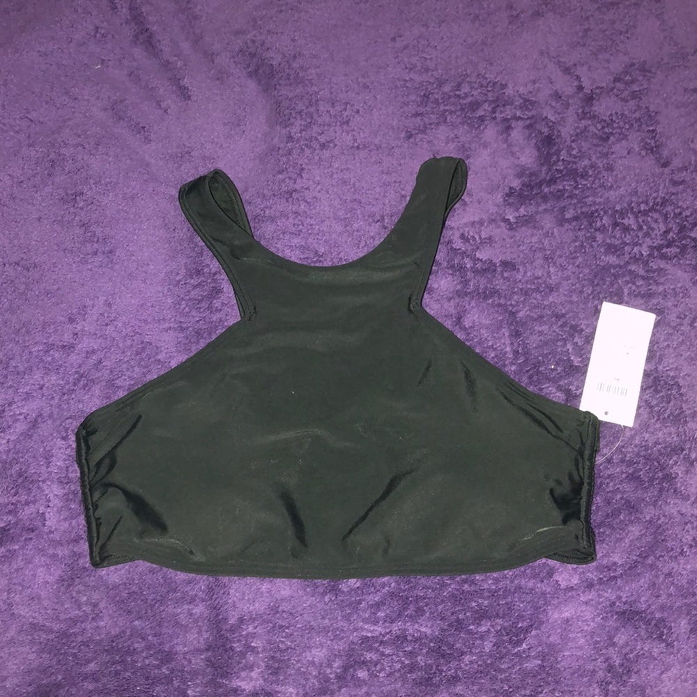 Black Hollister swim suit top